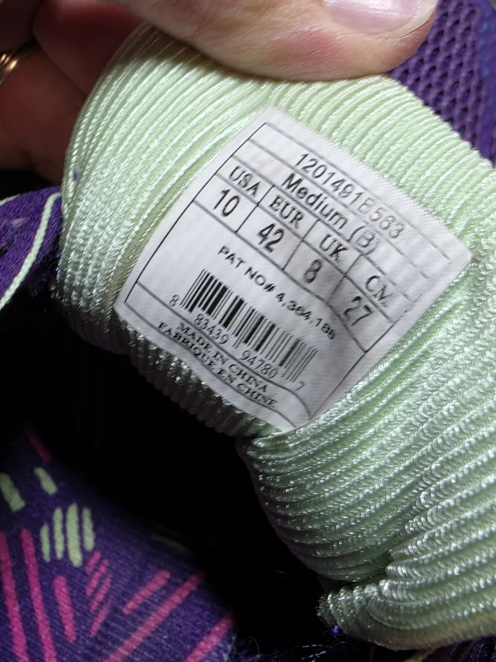 Brooks breathable purple